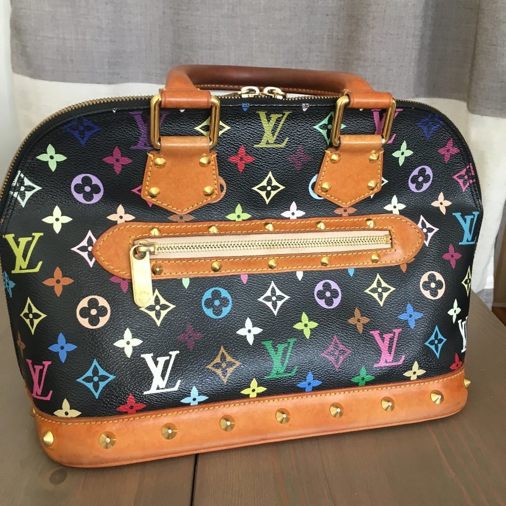 Authentic Louis Vuitton Multicolour Alma bag.